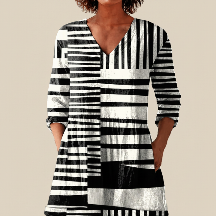 Denise - Blouse longue imprimée