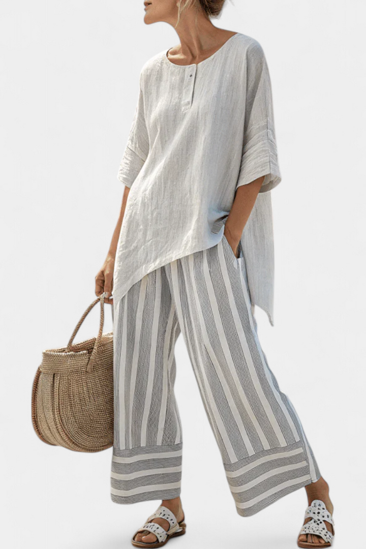 Clarisse | Ensemble Daisy Élégant Asymétrique Blouse Patognost