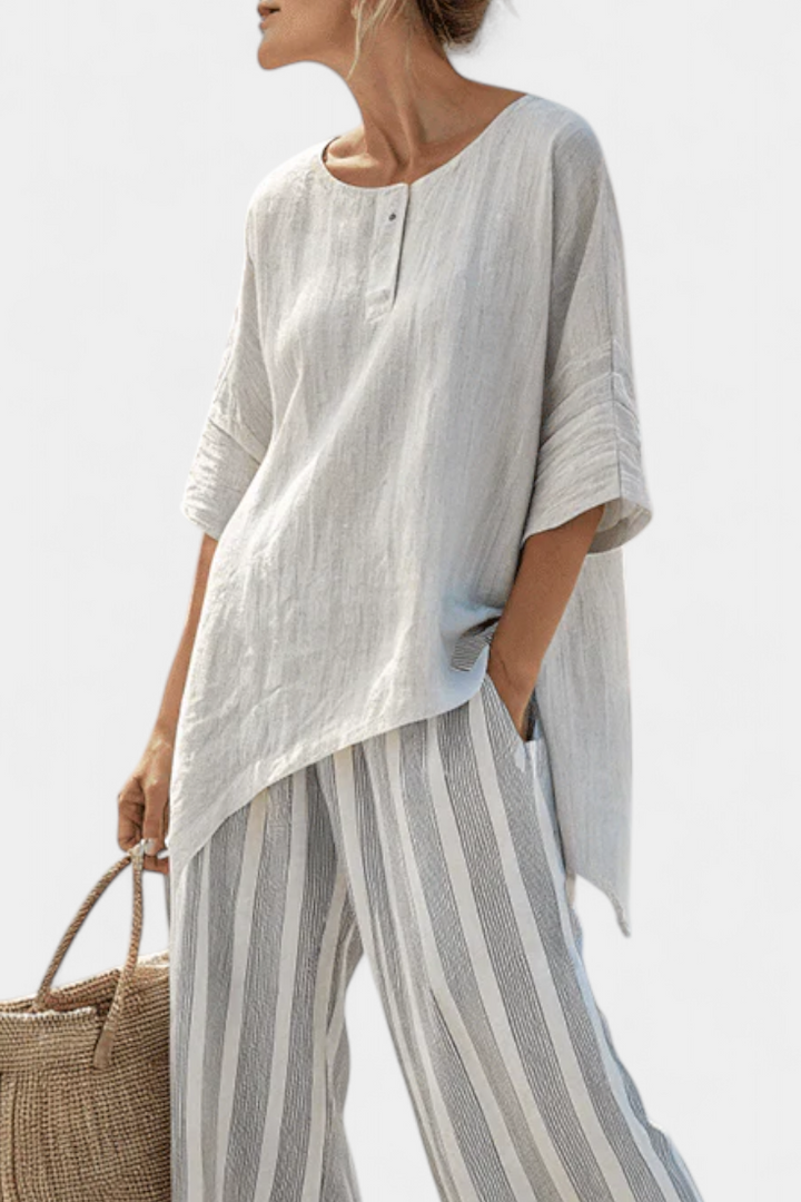 Clarisse | Ensemble Daisy Élégant Asymétrique Blouse Patognost