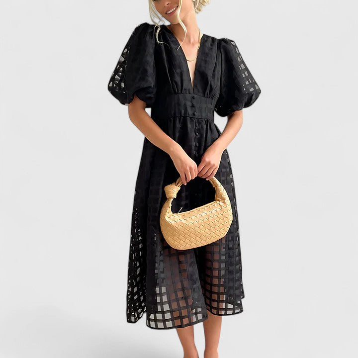 Elanqi | Robe Midi Élégante