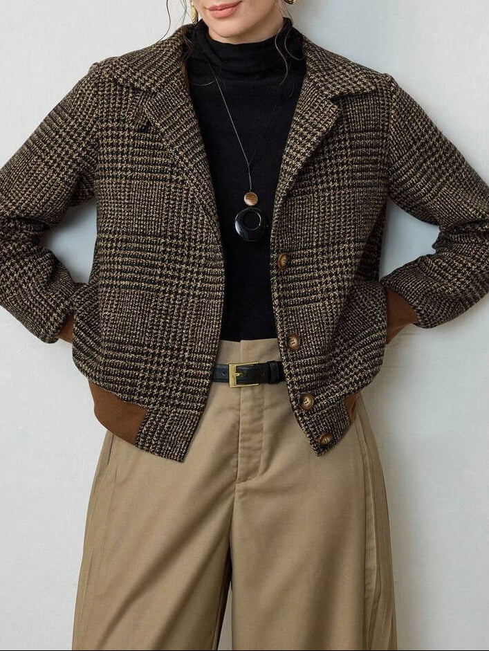 Blythe | Veste en Tweed Croisée