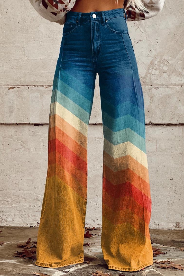 Agnès | Pantalon Motif Naturel