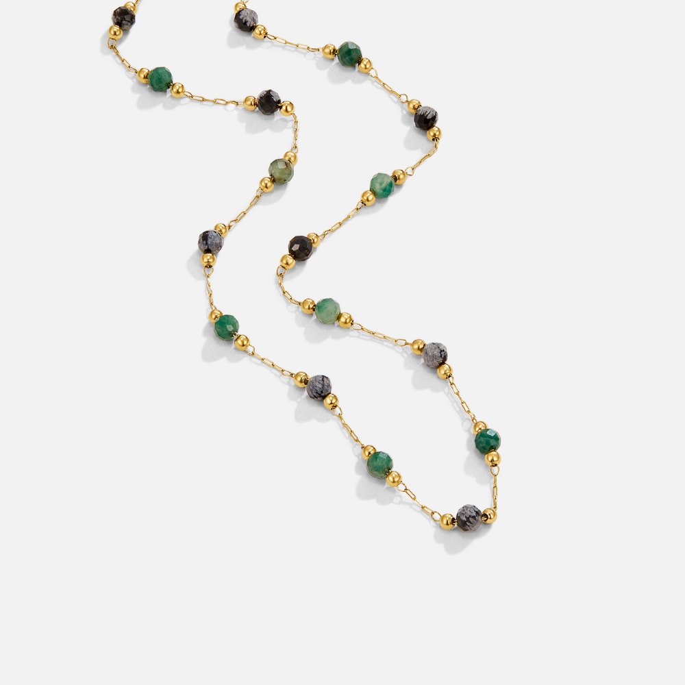 Caroline – Collier ludique avec de petits accents de perles