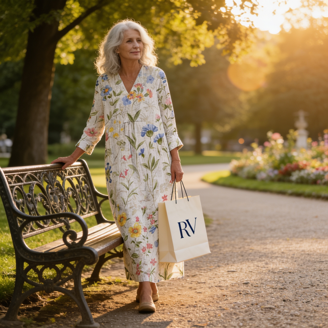 Eva - Robe d’Été Imprimée Flatteuse