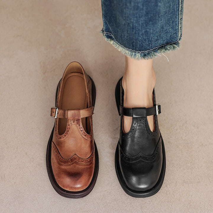 Élise | Mary Janes en cuir