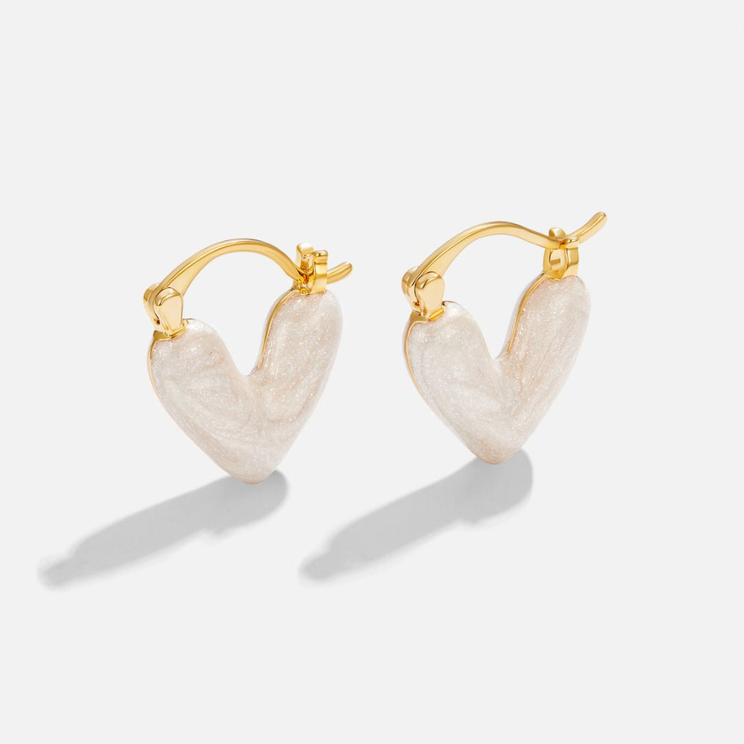 Claire-Louise – Boucles d’oreilles en or ornées de petits cristaux