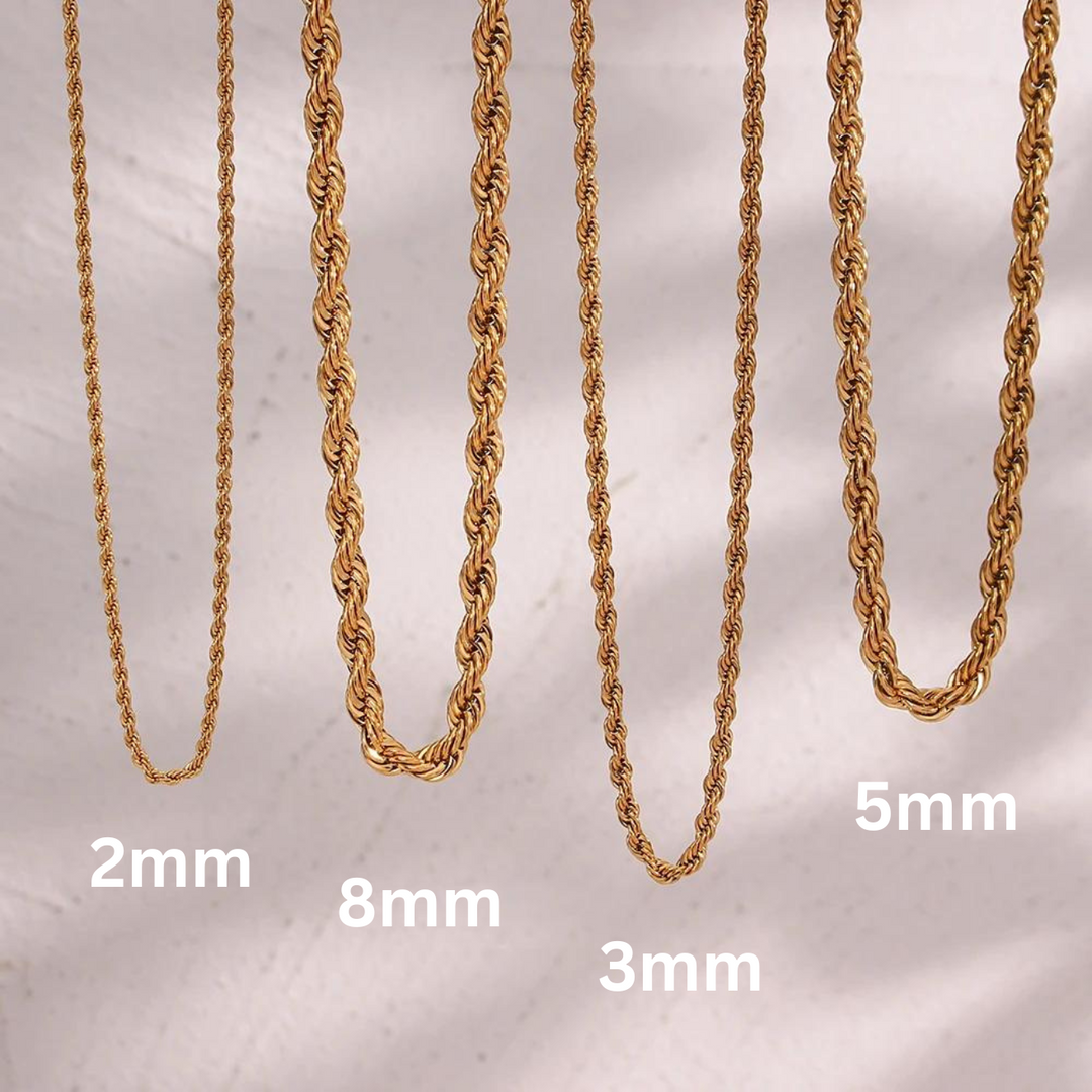 Hélène – Collier doré avec décoration ponctuée