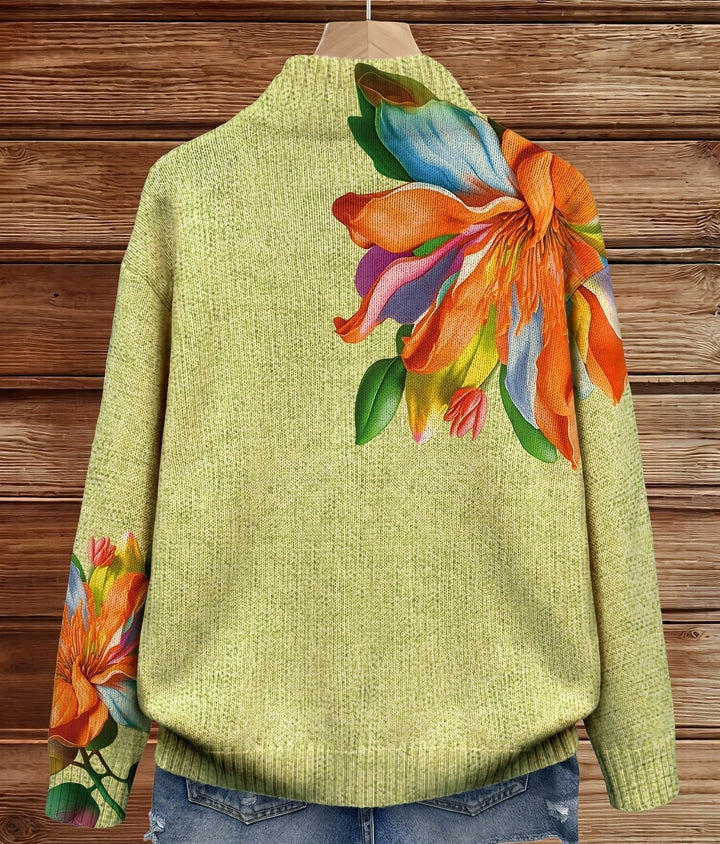 Sidonie - Imprimé floral tropical vivant