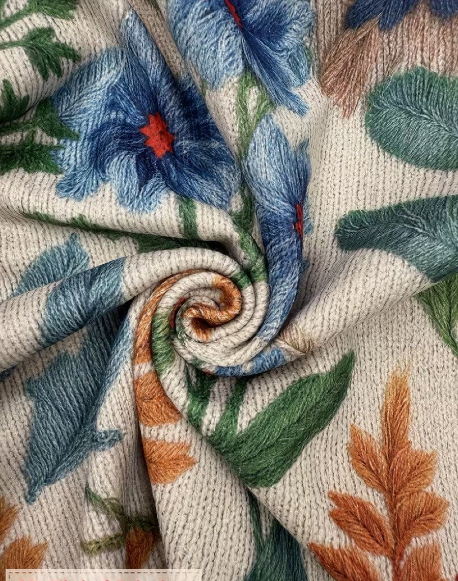 Théa - Cardigan Floral à Zip de Jardin Botanique