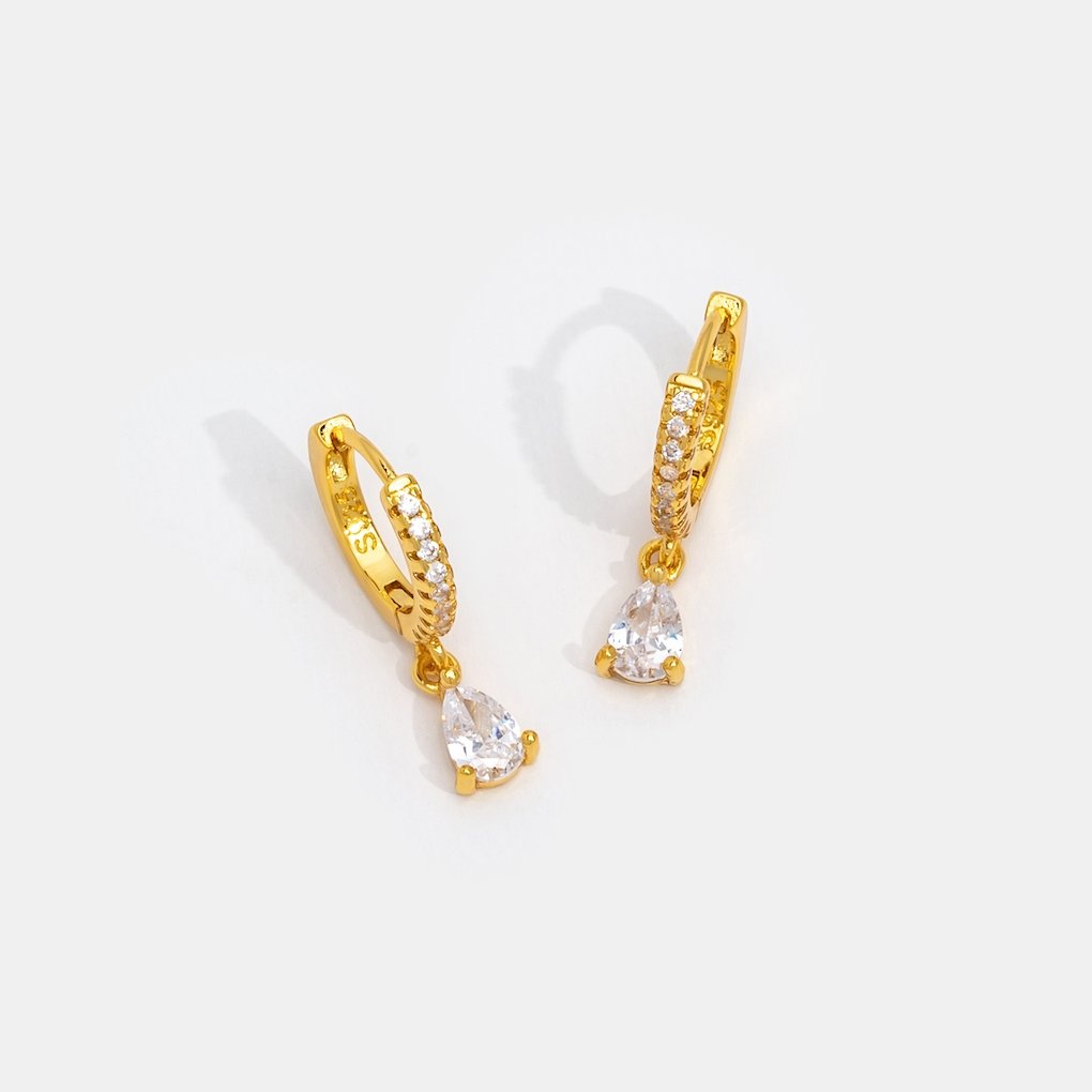 Madeleine – Boucles d’oreilles en argent avec cercle ouvert