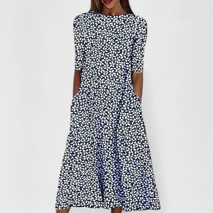 Sarah | Robe Midi Élégante